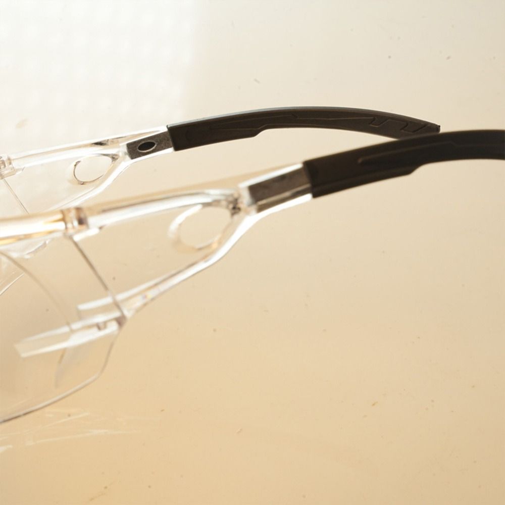 Colorful Work Goggles Transparent Anti-Fog Goggles Simple Safety Glasses for Work/Lab/Cycling