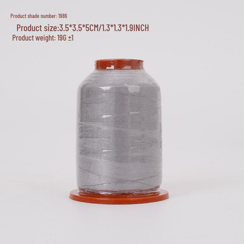 Polyester Sewing Thread: 100 Colors, 500 Yards, Fine Two-Strand, High-Speed, for Hand Sewing