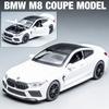 1/32 BMW Series M8 Supercar Alloy Diecasts & Toy Vehicles Metal Toy Car Model Sound and Light Collection Kids Toy