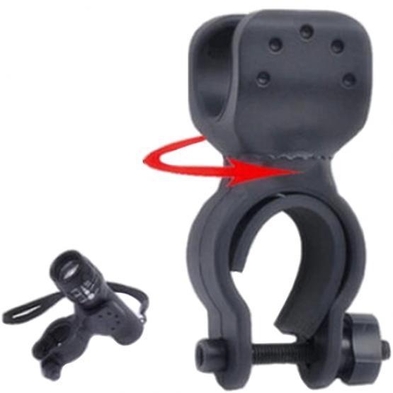 360 Degree Bicycle LED Flashlight Mount Holder for Bicycle Bike Torch Clip Clamp