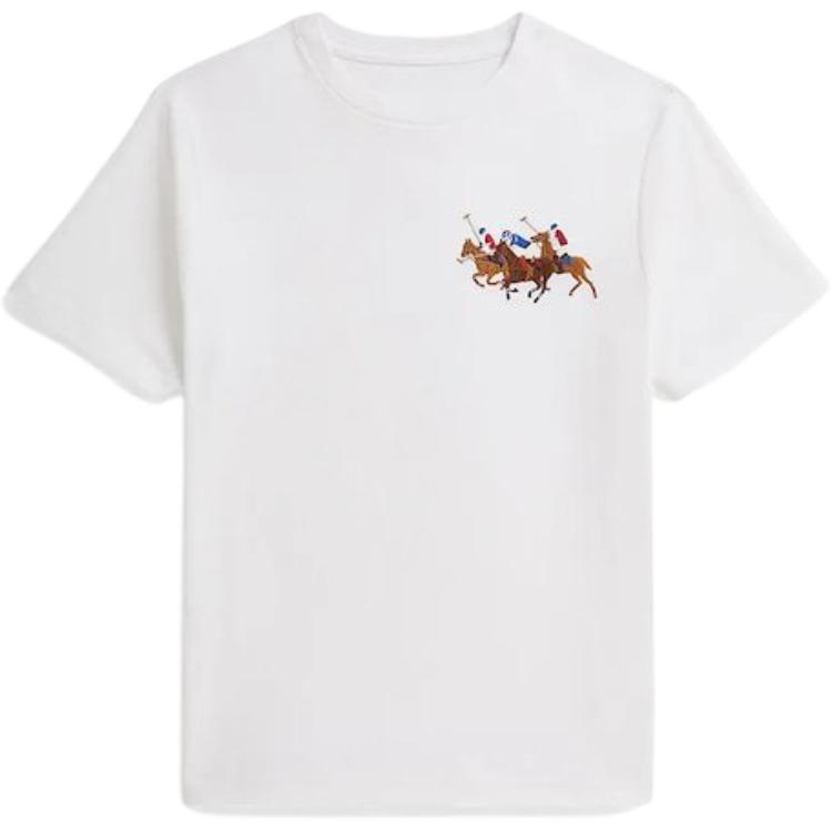 

Детская хлопковая футболка с принтом и круглым вырезом Polo Ralph Lauren 323A95734-003 XL