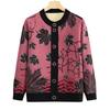 Mom cardigan on clothes medium and old women's clothing loose fleece jacket autumn and winter knitted sweater warm casual jacket
