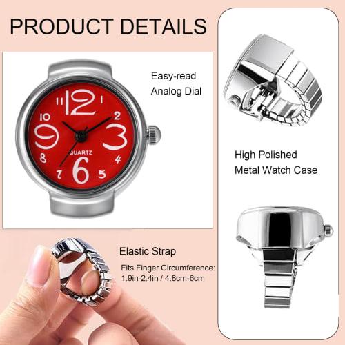 JEWELRYWE Stainless Steel Link Watch, Popular Waterproof Analog Quartz Movement, Perfect for Business, Casual, or Fashion, Perfect As a Birthday or Ch