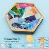 Handmade Glass Mosaic Cup Mat Pixel Puzzle DIY Kit - Educational Toy