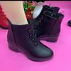 New Wedge Heel Boots, Thin Ankle Boots, Fleece Comfortable Cotton Shoes, Versatile Boots, Women's Shoes