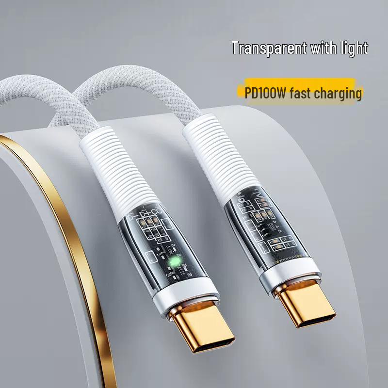High-Power Charging Cable: 66W Android, 30W Apple 14, 100W Tablet/Notebook, Dual PD Fast Charge