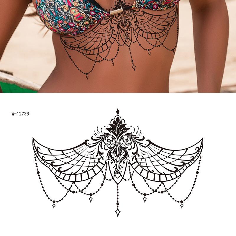 Internet Celebrity Tattoo Stickers Temporary Tattoo Sexy Ins Waterproof Tattoo Stickers