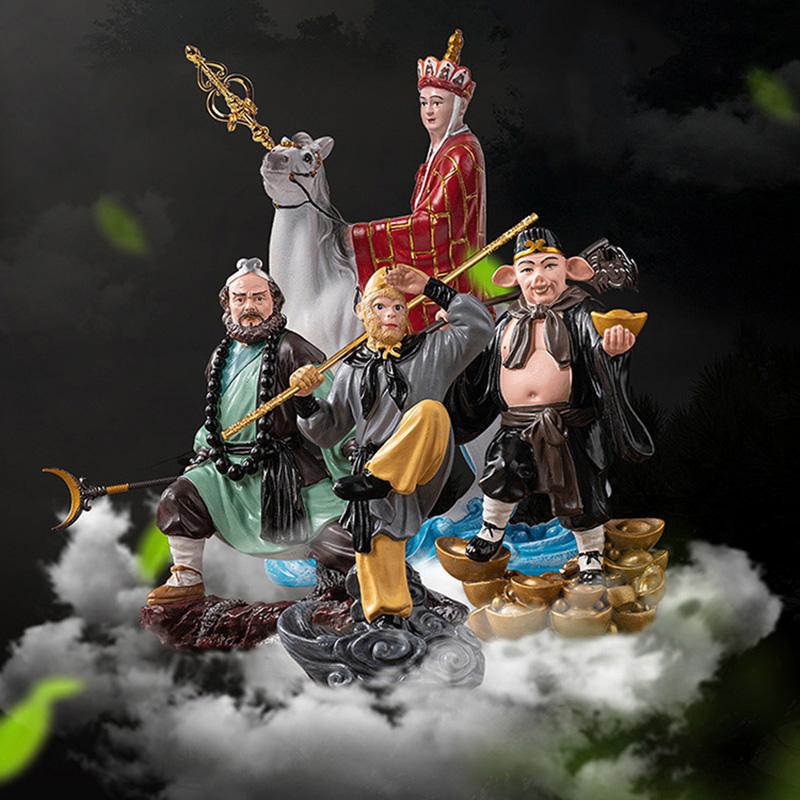Resin Mythological Television  Journey To the West Characters Sculptures Figurines Home Living Room Office Table Decoration