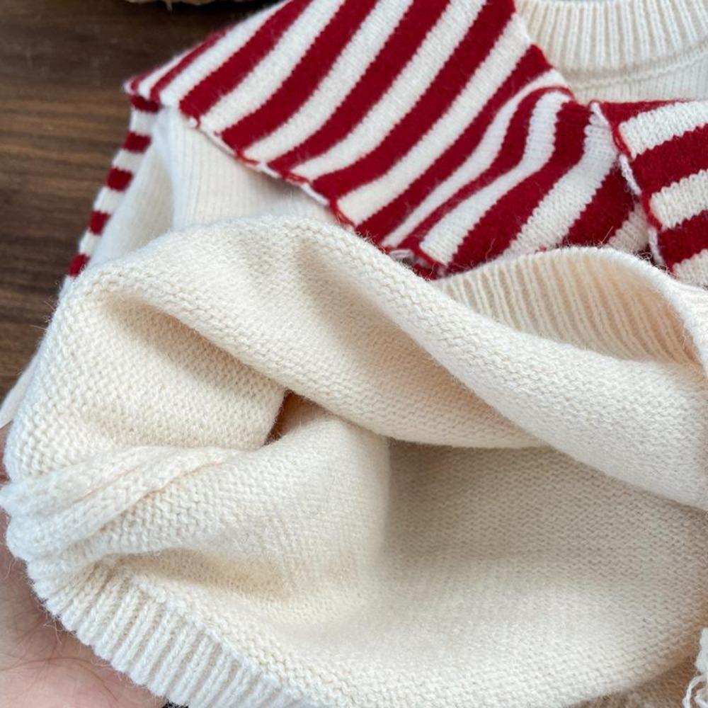 Girls sweater 2026 spring new children's Korean version pullover knitted sweater shawl two-piece set girls foreign style Korean version