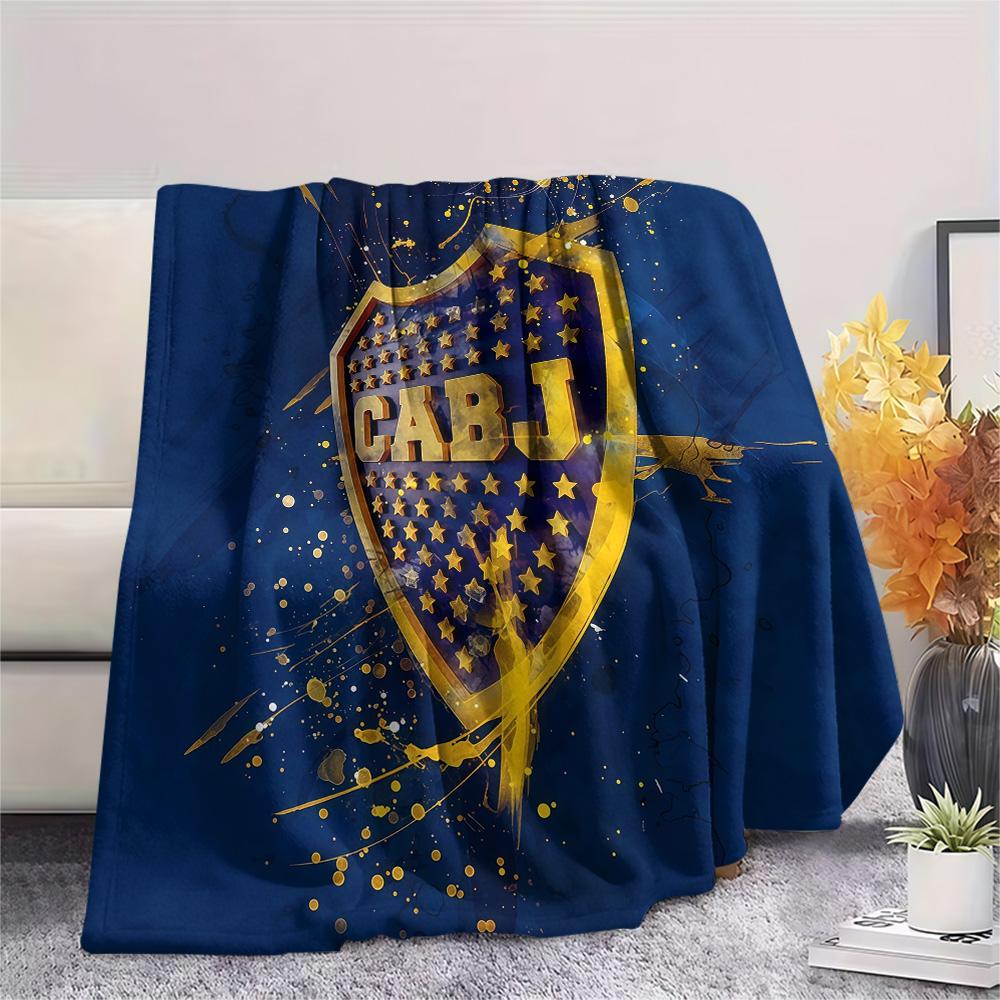 Club Atlético Boca Juniors Flannel Blanket, High quality Comfortable for All Seasons, Home Decor, Warmth and Comfort