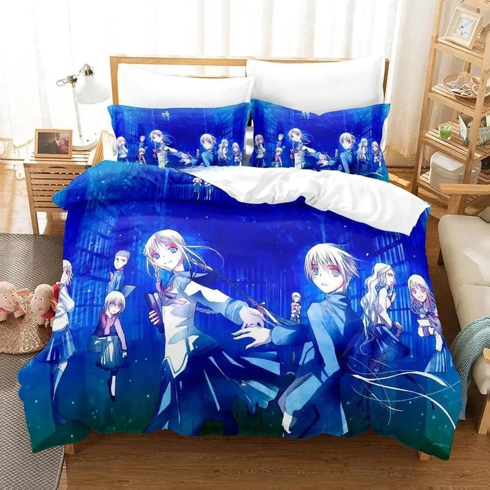 New Bungaku Shoujo Bedding Set Single Twin Full Queen King Size Bed Set Adult Kid Bedroom Duvet Cover Sets Kawaii Bed Sheet Set