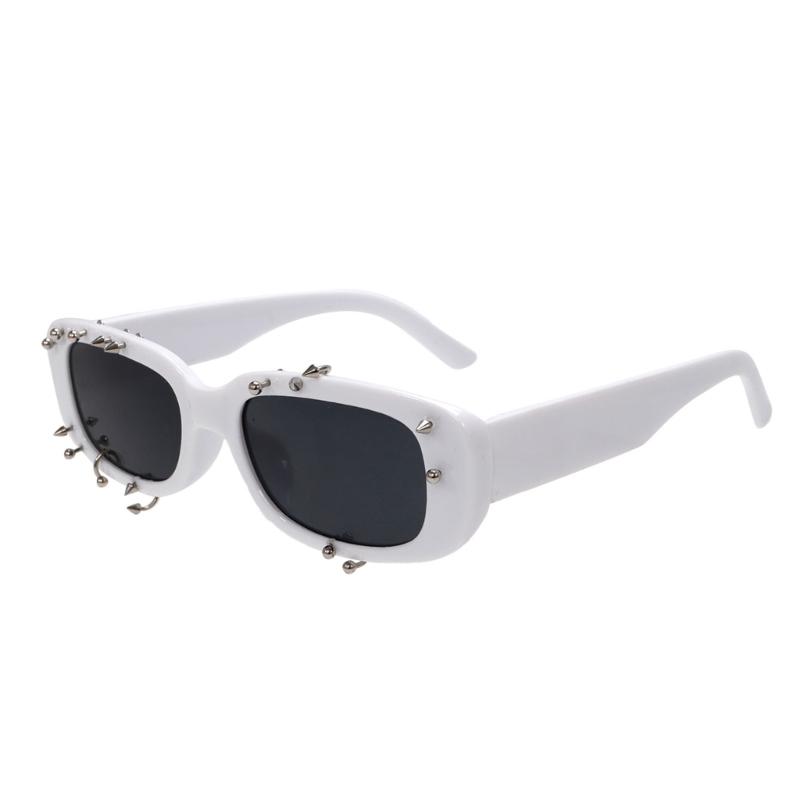 

Modern Punk Sunglasses UV400 Protective Flexible Frame Eyewear Hiphop Glasses