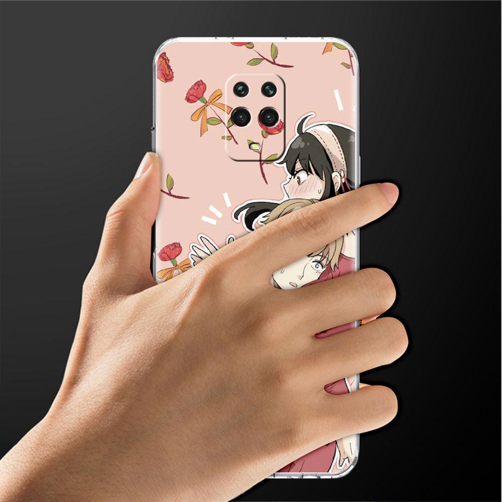 ShockProof Phone Case for Redmi Note 11 11E 10 9 8 Pro 11S 9S 10S K40 9A 9C 8T 7 10C 9t 9s Soft Cover Latest Comics Spy Family