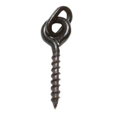 New 12mm Oval Loop Bait Metal Screws for Carp Fishing Tackle Up Rigs Tools Sales Promotion