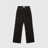 LORSEOUL Simple Cotton 100% Black Jeans_Cbpt250702