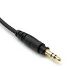 Headphone Replacement Cable Gold Plated 3.5mm 6.35mm Plugs for EAH-DJ1200 Studio Recording and Live Black