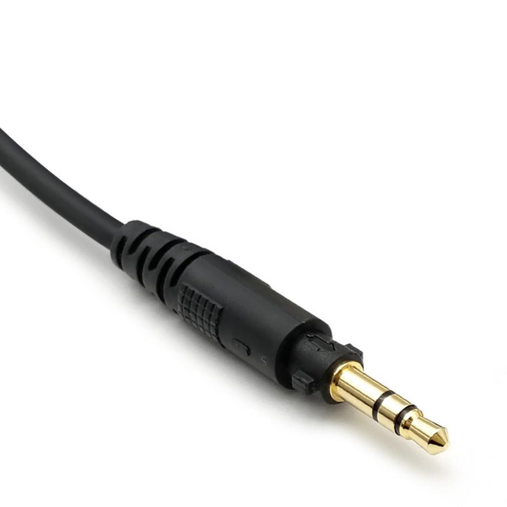 Headphone Replacement Cable Gold Plated 3.5mm 6.35mm Plugs for EAH-DJ1200 Studio Recording and Live Black