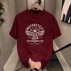 Neues Unisex Sommer Trendiges 100% Reine Baumwolle Kurzarm T-Shirt Mit Lässigem Rundhalsausschnitt Und Gedrucktem Design Modische Marke