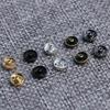 10/24pcs 5mm Invisible Snap Dollhoues Miniature Metal Buckles Mini Buttons Clothing Sewing Buckle DIY Doll Clothes