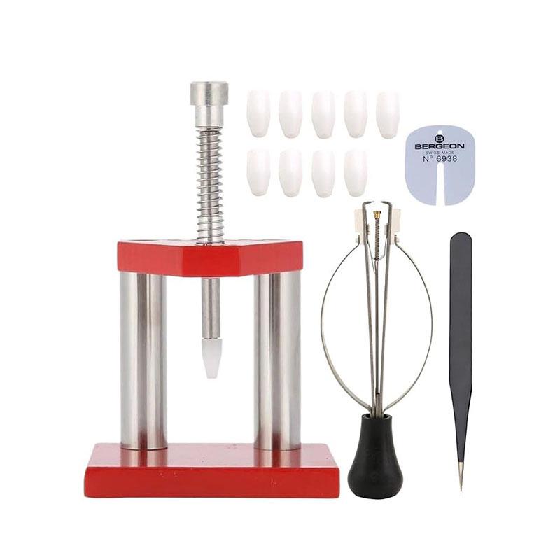 Single Needle Dial Hand Setter & Remover: Watch Repair Tool with Hand Presser Pliers