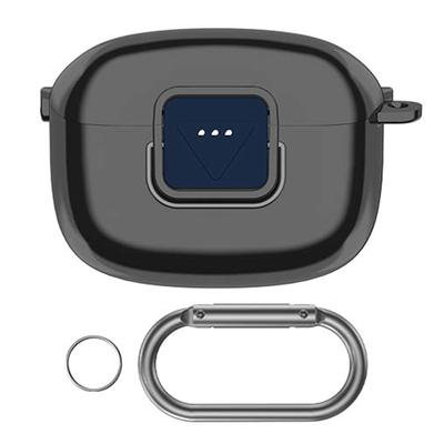 TPU Protective Case with Carabiner Scratch Resistant Cover Shockproof Wireless Earbuds Protector Compatible for Tune Buds 2