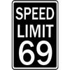 Vintage No Speed Limited Metal Tin Signs Posters Plate Wall Decor for Home Bars Garage Cafe Clubs Pubs Retro Posters Plaque