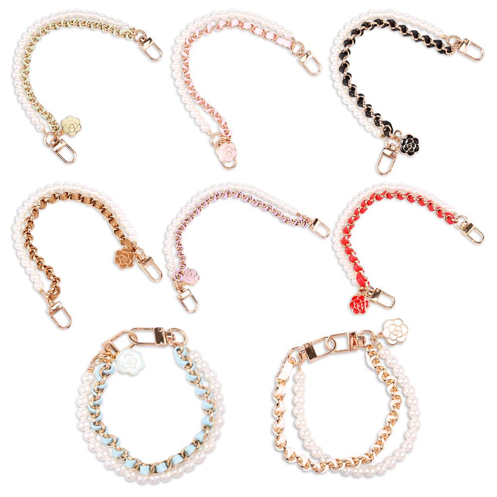 8Pcs Phone Cover Extender Chain Purse Strap Replacement Stylish Wallet Extender Chain for Handbag Purses Wallets Charms