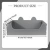 Cat Litter Box Bedpan Pet Sand Box Funny Adorable Cute Multifunction Foldable Potty Toilet Open Litter Pan Kitten Travel Toilet