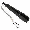 Durable Plastic Fishing Clamp with Retractable Lanyard 22×1.9cm Fishing Gripper Black and Red Fish Grabber Fishing Accessory