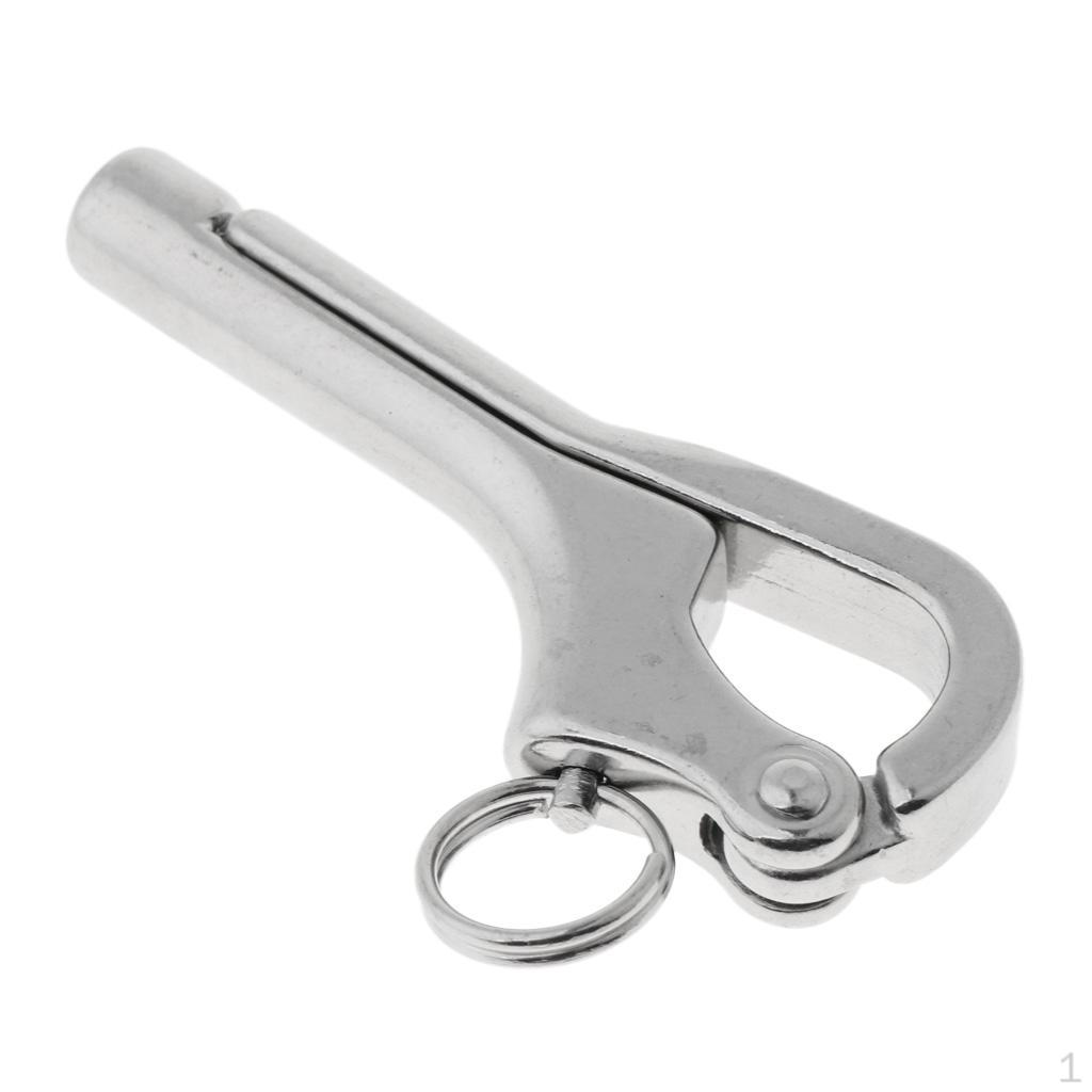 Hooks for Rail Stainless Steel 76mm