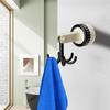 Multi Functional And Rotatable Hook Adhesive Hook Utensil Rack Under Cabinet Hooks For Small Items In Kitchen And Bathroom