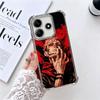 Anime Itadori Yuji JUJUSU Plating Phone Case For Xiaomi Redmi Note 14 15 Pro Plus 13 12 11 11S 11T 10 9S 9 5G Anti-Fall Airabag