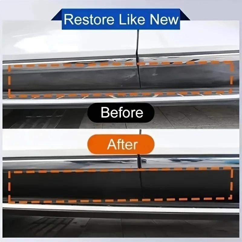 Leather, Plastic, and Rubber Surface Nourishing and Brightening Agent, Long-Lasting Shine for Vehicle Trim and Tires, Easy to Apply