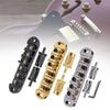 6 String Guitar Bridge Replacement Roller Saddles Guitar Bridge Tailpiece Electric Guitar Bridge Easy To Install
