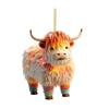 2023 Colorful Cute Acrylic Cow Car Accessory Adorable Cartoon Style For Decor Vehicle