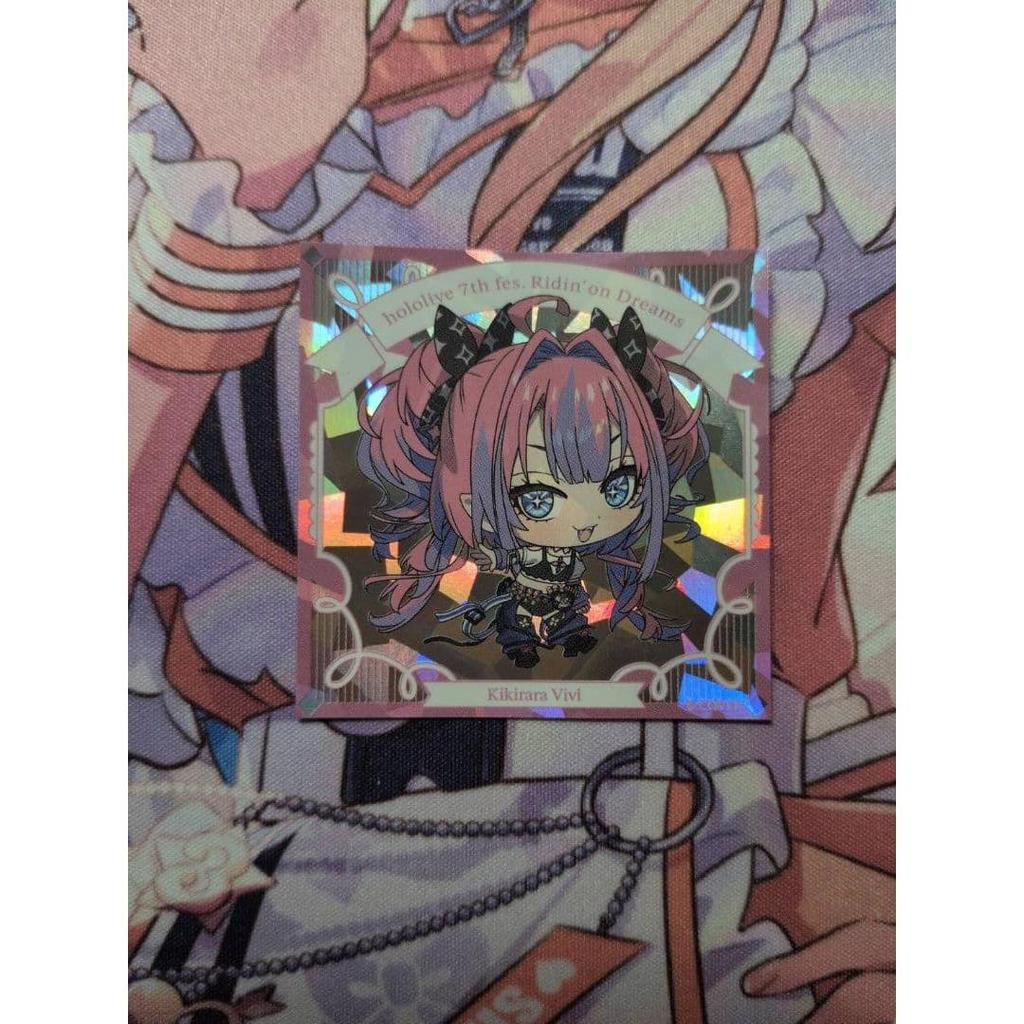 Used Hololive Kirarasara Vivi Sparkly Mini Character Random Sticker