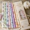 2PCS Long Candles Floral Printed Colored Taper Candle Lot Wedding Candles for Stylish Home Décor