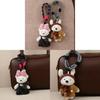 Plush Teddy Bear Car Pendant With Cartoon Design For Kids And Teens