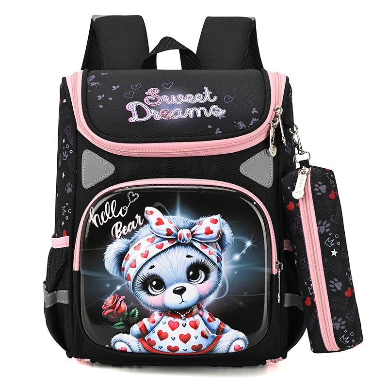 Children'S School Bags Cartoon School Bags For Primary School Students Astronaut Lightweight Cartoon Backpack