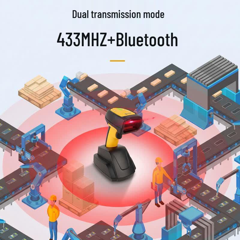 Comet WE40D Wireless 1D/2D Industrial Barcode Scanner
