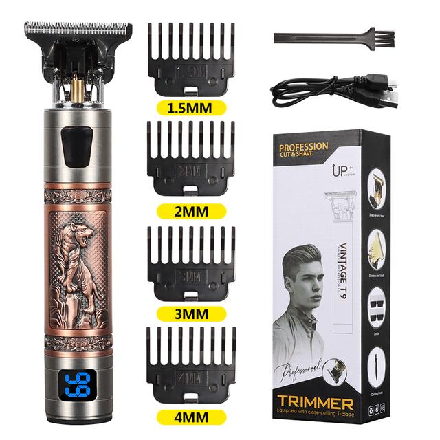 2021 USB T9 Hair Clipper Professional Electric Hair Trimmer Barber Shaver Trimmer Beard Men Hair Cutting Machine for Men