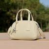 Small Bowling  Fashi Trend, Portable Women's Bag, Leather Crossbody Shoulder Unique Texture, Versatile and Casual Daily