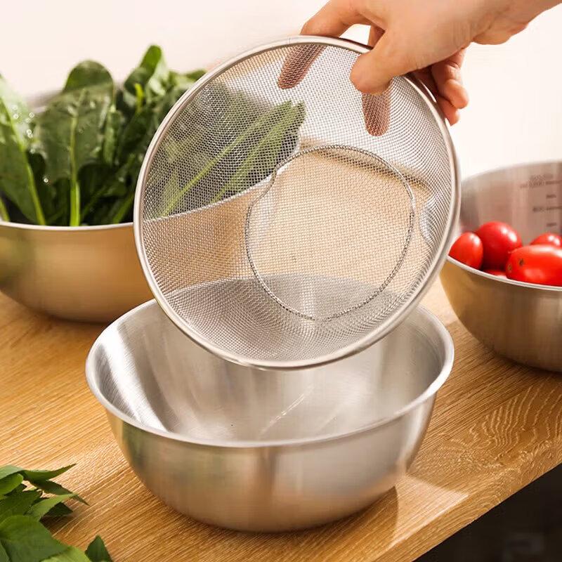 304 Stainless Steel Kitchen Mixing Bowl / Basin