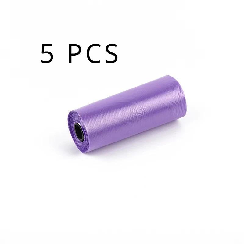 5 Stück Hundebeutel Haustier Kot Abfallbeutel Umweltfreundlich Auslaufsicher Hundebeutel Auslaufsichere Hundeabfallbeutel für Outdoor Haustierbedarf