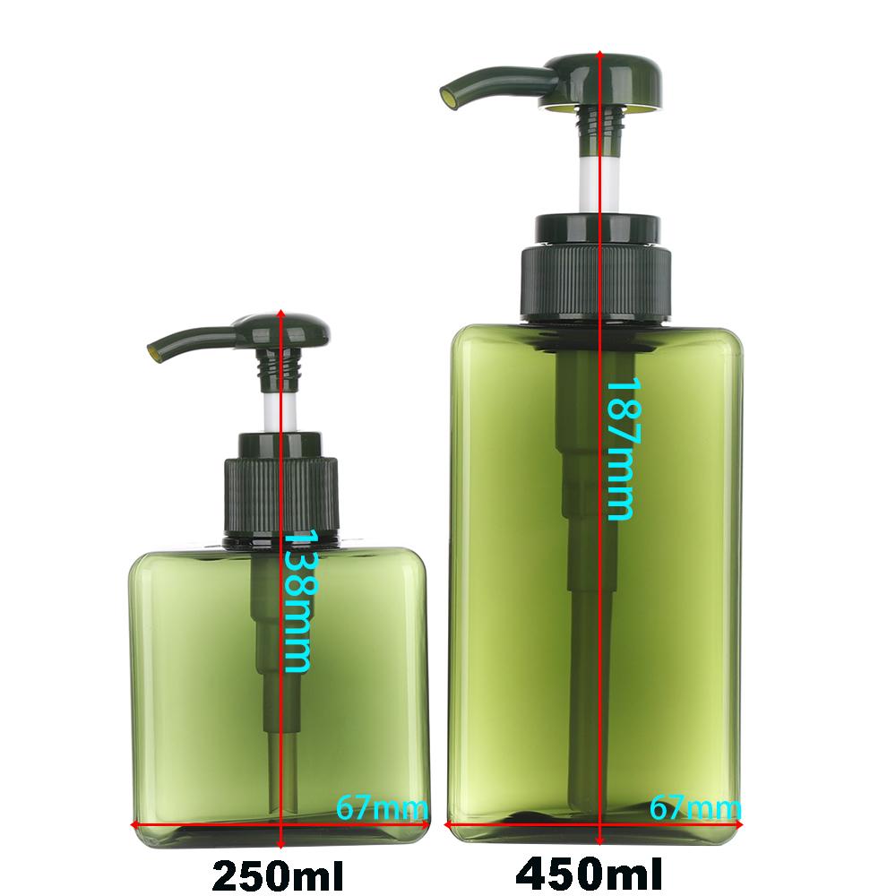 Supplies Press Mousse Portable Square Shape Lotion Bottles Soap Dispensers Hand Pump Shampoo Bottle