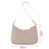 Women'S Fashion Handbags Retro Solid Color Pu Leather Shoulder Underarm Bag Casual Women Hobos Handbags