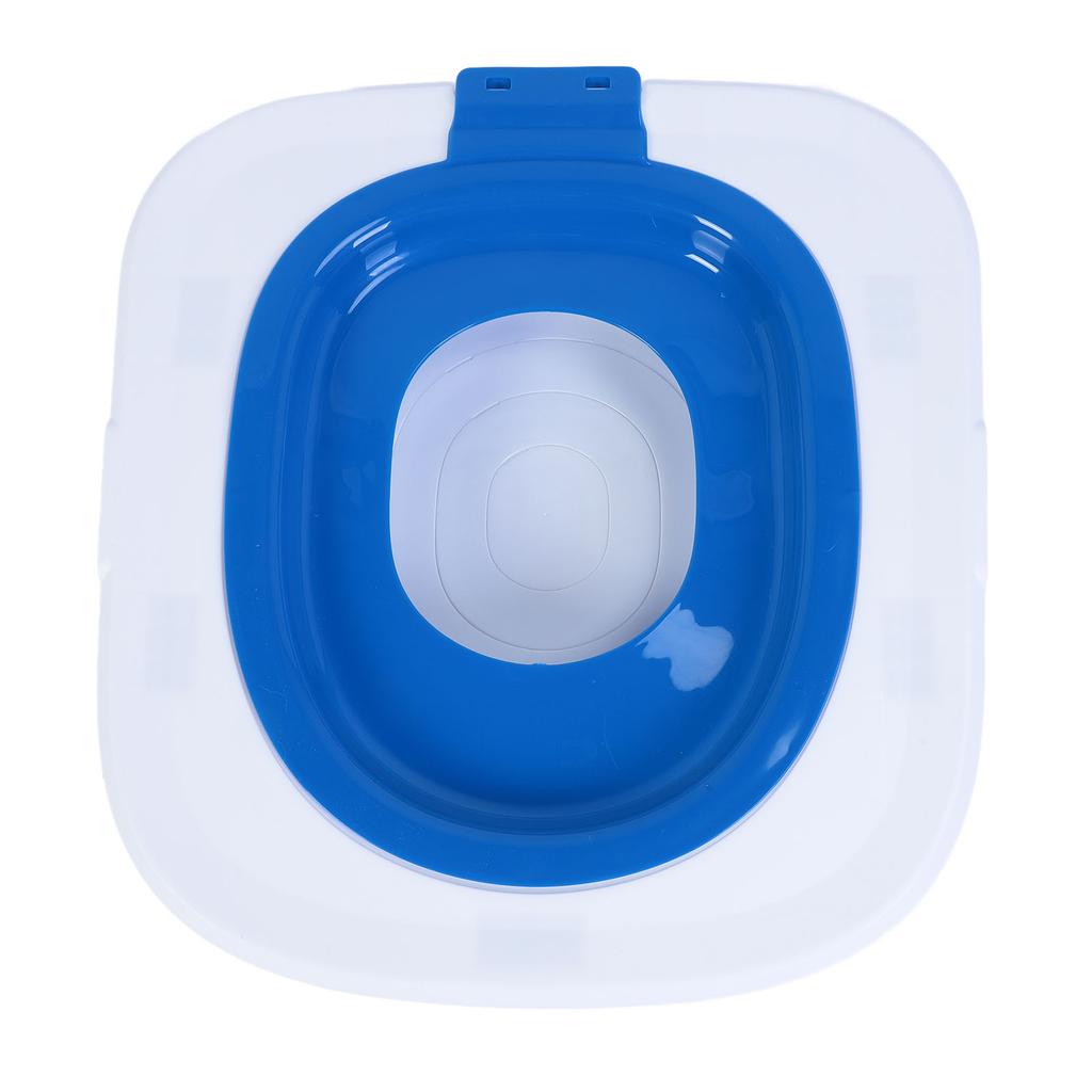Katzen-Toilettentrainingsset Wiederverwendbarer Katzen-Toilettentrainer Urinal Abnehmbares Haustier-Toilettentrainingssystem für Zuhause Zoohandlung Blau