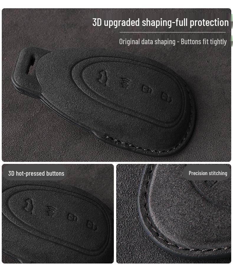 WEY Lanshan & Great Wall WEY Mocha DHT PHEV Suede Key Case & Shell