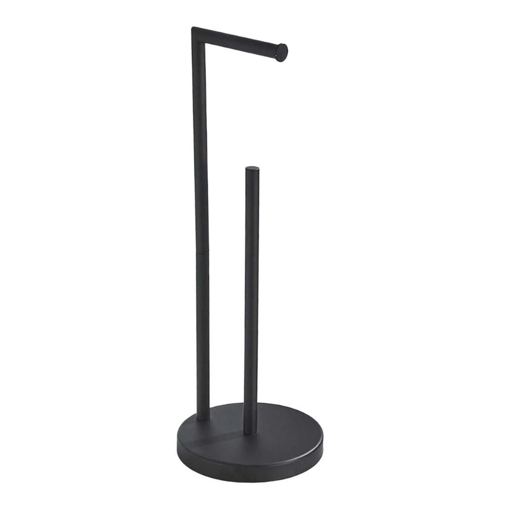 Large Capacity Toilet Paper Holder Stand Stainless Steel Freestanding Organizer Dispenser for Bathroom Storage Accessories Home