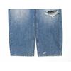 VIONA Damen Retro 90er Low Rise Weite Beine Jeans Gemütlich Hellblau Zerrissen Used Denim Hose Stylisches Mädchen Y2k Pendler Streetwear